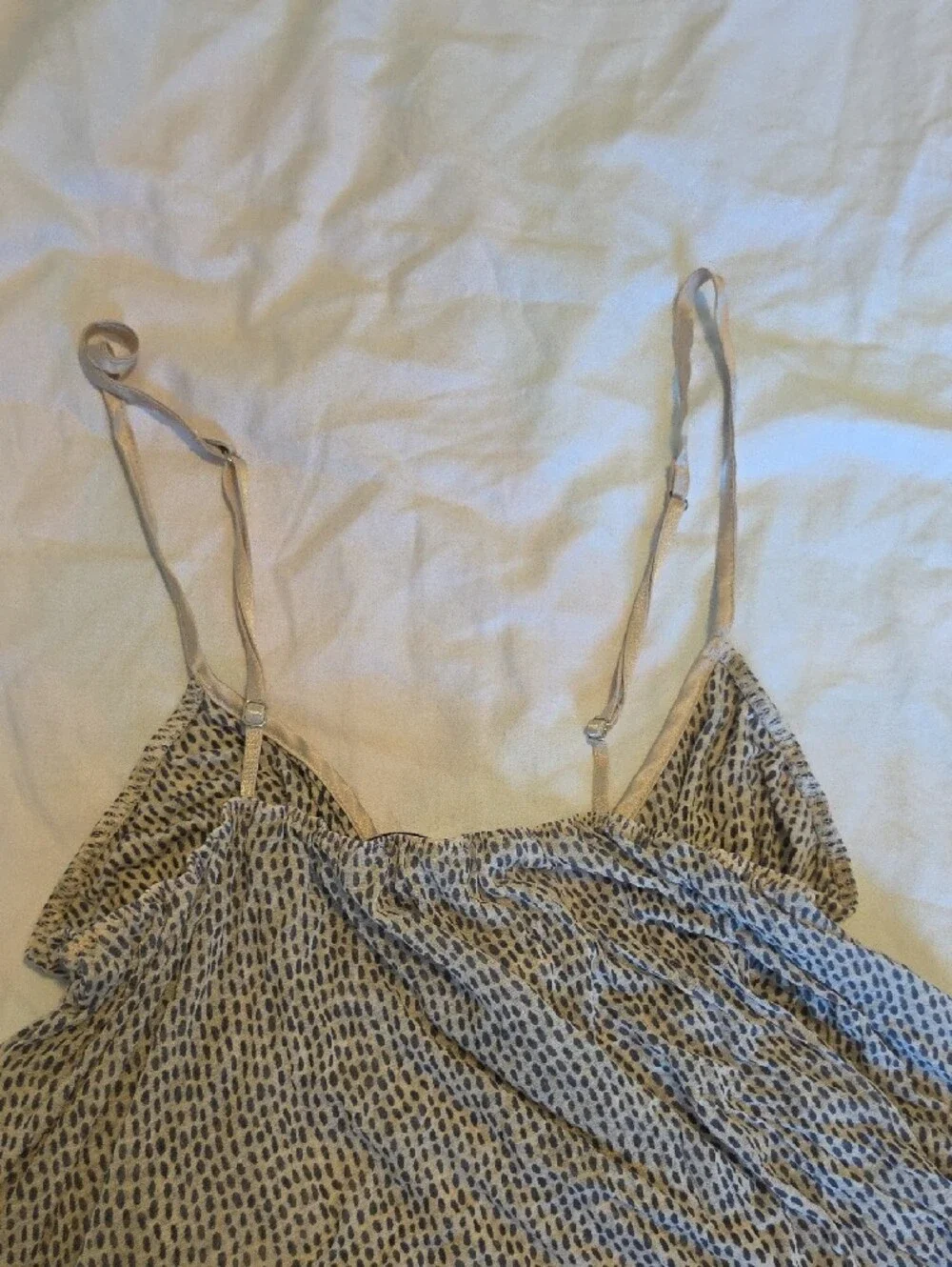 Victoria's Secret Vintage Champagne and Navy Babydoll & Bikini Set